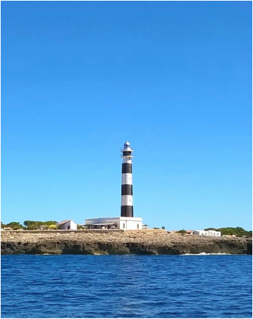 Lighthouse in Menorca southwest coast