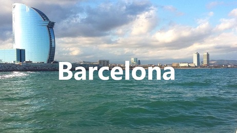 Barcelona from the sea