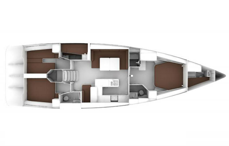 layout Bavaria 56 Cruiser