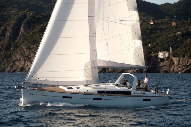 New Beneteau Oceanis 45 sailing