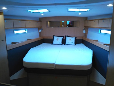 Bavaria 56 Cruiser for rent front cabin