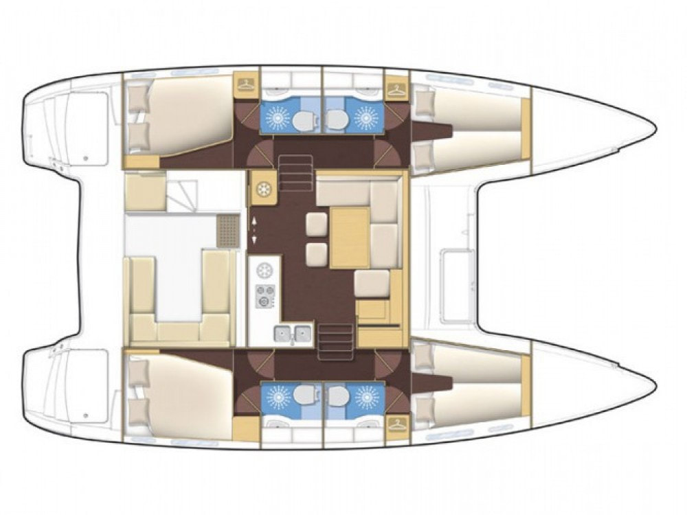 catamaran layout