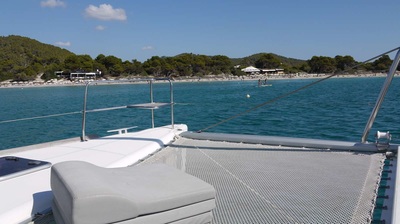 Anchored in Illetes - Ibiza